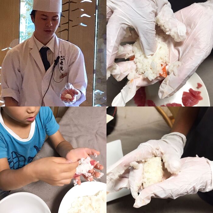 4.シャリを握る