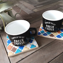 100均タイルシールで手作りコースター