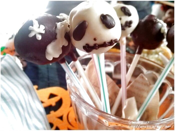 ジャック・スケリントンのケーキポップ