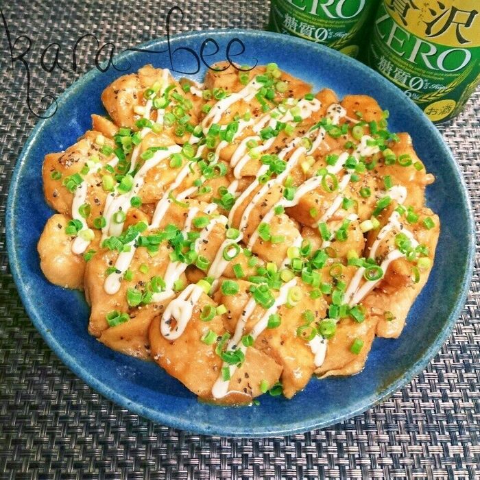 【節約レシピ】むね肉プリッ♪ご飯が進む!ジンジャー照りマヨポン