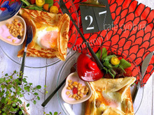 ホケミの簡単ガレットで元気な1日に♡