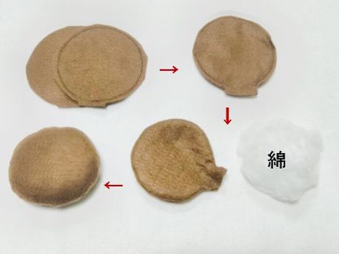 穴の開いていないドーナツの仕立て方