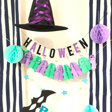 好きな色で楽しむハロウィン☆パープル×グリーンのフォトブース