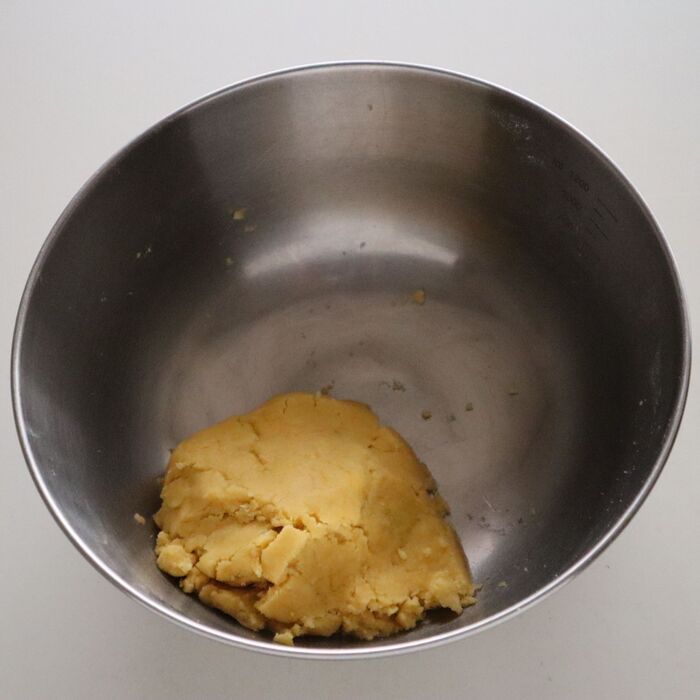 かぼちゃ生地を作る。