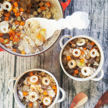 ル・クルーゼ鍋の炊きこみご飯★やっぱり五目御飯は美味しい♪