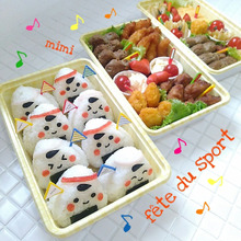 おにぎりちゃんでフレフレ!!運動会弁当