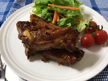 茹で豚からフライパンで♩BBQ風味のごちそうスペアリブ