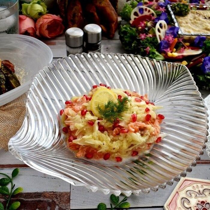 キラキラっとフレッシュサーモンのタマネギマリネ