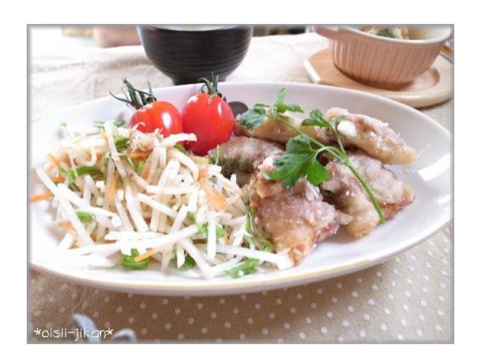 餅チーズ大根フライ