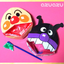 牛乳パックで作る、パクパクアンパンマンで歯磨きを練習しよう!