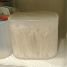 ズボラさんにピッタリな無印の綿棒入れde楽チン収納♪♪