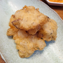 サクサクふわふわ☆鯖と玉ねぎのフリッター☆