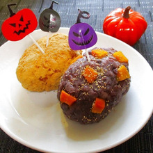 冷凍かぼちゃチン!使用で、ハロウィンなオハギ♪