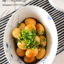 うずらたまごの甘酢あん。