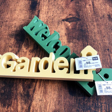 100均より安い★DCMブランドの木製オーナメント★