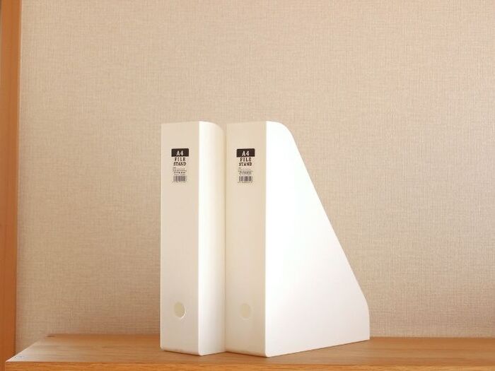 セリアのスタンドファイルボックス