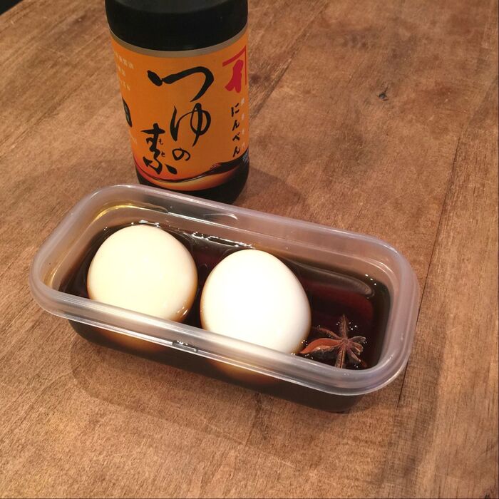 <基本の茹で卵>