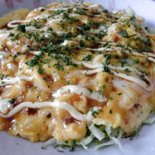 半熟に焼いてのせるだけ☆ チーズがとろり♪ 洋風とんぺい焼き