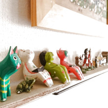 たった一枚、すのこ板のせるだけ。あっという間の棚