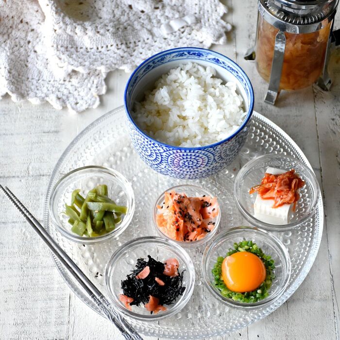 食欲ない日♥するっとイケちゃう♥ちまちまおかずと出汁かけごはん【*和ンプレート】