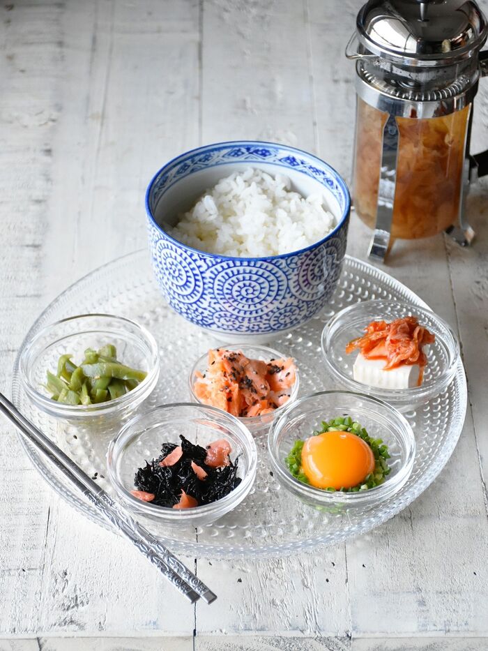 朝ごはんを明るイメージで撮る【ビフォアー】