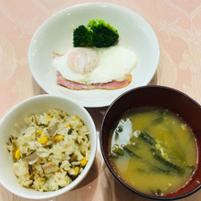 今日の朝ごはん?