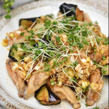 【レシピ】手羽中とナスの油淋鶏仕立て|冷え性には加熱したショウガが効果的!