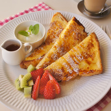 忙しい朝でもたまにはカフェ気分を味わいたい!フレンチトーストプレート