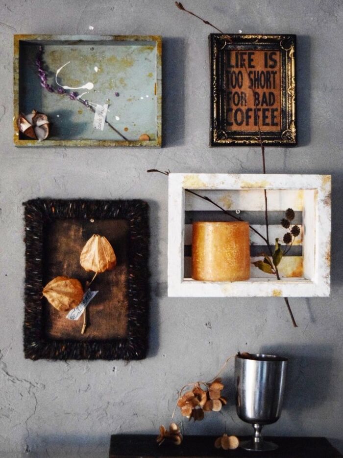 100均DIYでお部屋の壁を冬らしく飾ろう~!