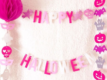 3coinsでピンクハロウィーン☆フォトブース