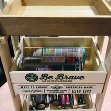 すのこで不燃物のゴミ一時置き場?