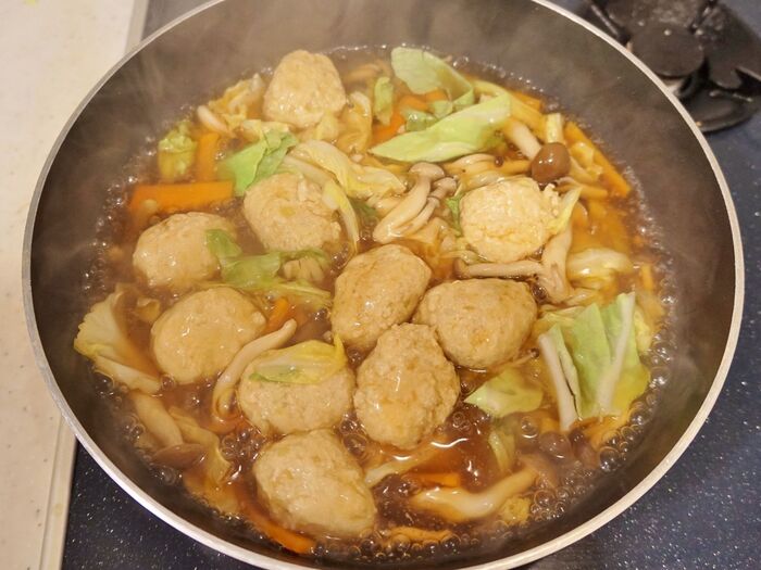 とろみを付けたら完成です!