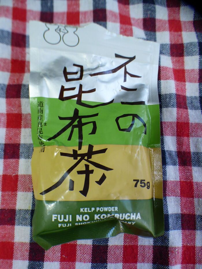 昆布茶小1/2入れて