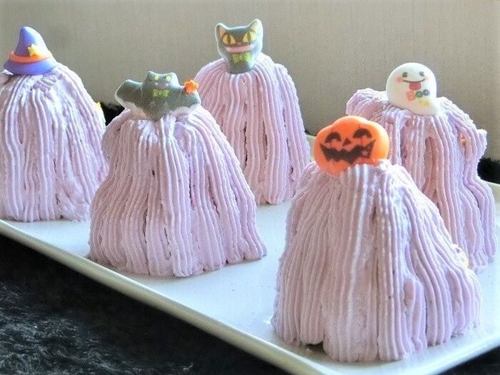 「午後の紅茶でハロウィンレシピ♥濃厚かぼちゃケーキ」作りました♪