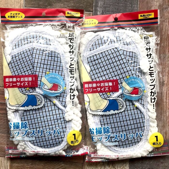 履いて歩くだけ♥ものぐさ綺麗♥お掃除モップスリッパ