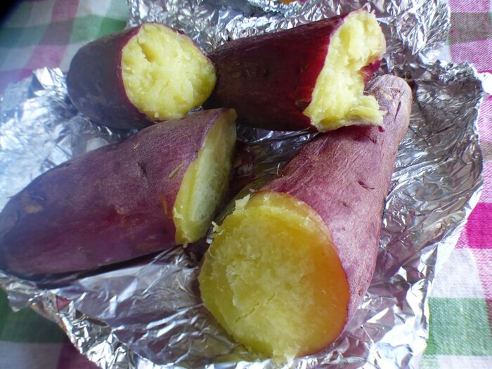 ほかほかねっとり絶品焼いも完成!!