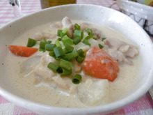 糖質制限できるんです!! 大豆粉ホワイトソースで鶏と大根のシチュー