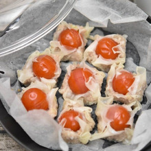 【レシピ】フライパンで作る簡単!ヘルシー!ジュワッとジューシー「トマト焼売」