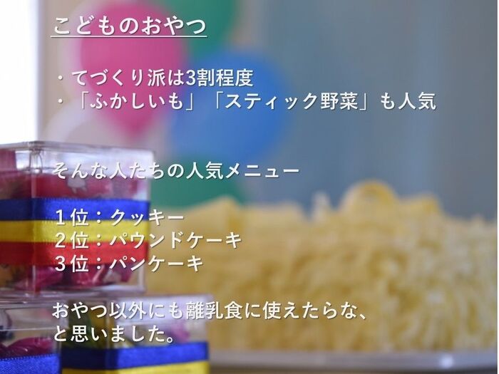 こどものおやつ&ベビーの離乳食