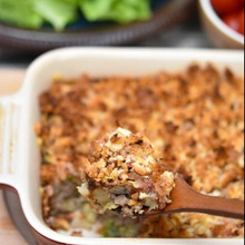 【レシピ】混ぜて詰めて焼くだけ「キャベツ入りスコップメンチカツ」