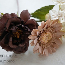 キャンドゥー100均のドルチェフラワーが大人色で美しい!