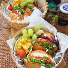 懐かしい昭和の味★ロールパンホットドッグ風サンド