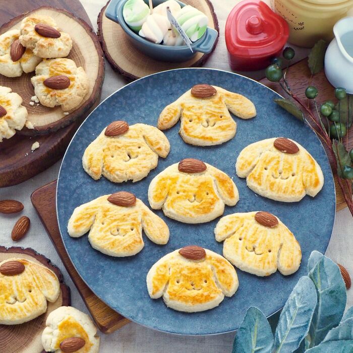 抜き型不要!牛乳パックでポムポムプリンクッキーの作り方