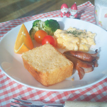 はちみつレモンのパウンドケーキで元気に登校!