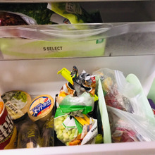 超簡単❣️ブックエンドなどで冷凍庫整理♬