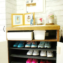 下駄箱の掃除★見直しとダンシャリでスッキリ