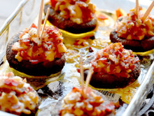 【野菜のつまみ】旨味じゅわん♥生ハムチーズのしいたけ詰め♥おつまみ・おやつ