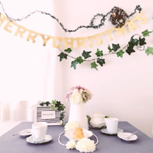 フェイクグリーンで簡単!シンプルな☆ボタニカルクリスマス☆