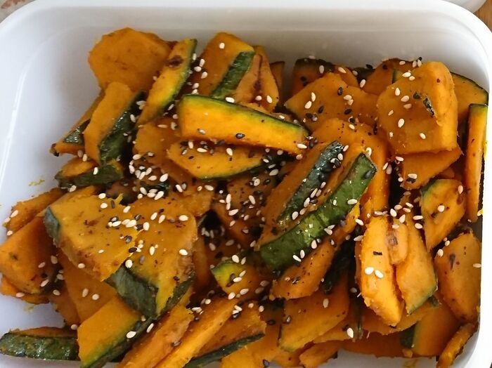 カボチャのきんぴら