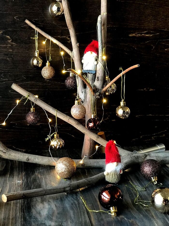 【料理背景コーデ】ツリーは買わずに♥ミニツリー背景の作り方